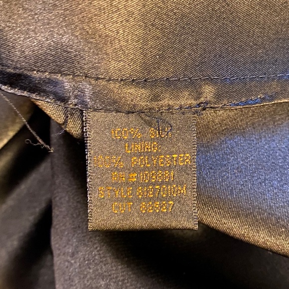 🥀 Silk Donna Ricco Ruffle Dress - Sz 4 - Picture 9 of 9